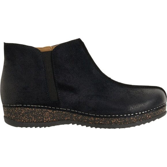 NEW Dansko Makara Side-Zip Booties - Suede For Women in black 1025 7s4 - Picture 4 of 8